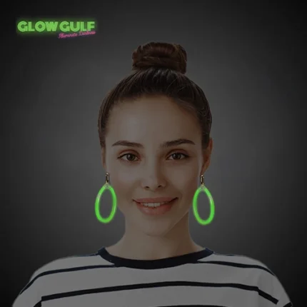 green Glow Earing for Parties