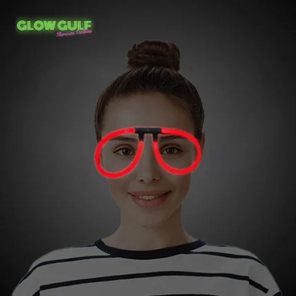 Red Glow Eyeglasses for Especial Party