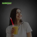 red glow straw for parties