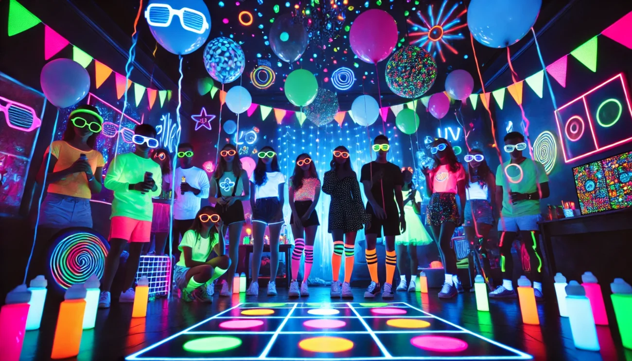 Glow in the dark parties ideas