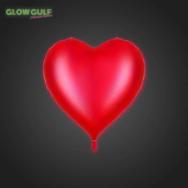 Balloon Heart Shape 1.7M - Red