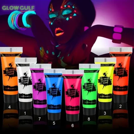 Body Paint UV x 8 Colors