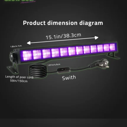 LED UV Black Light BAR ELC