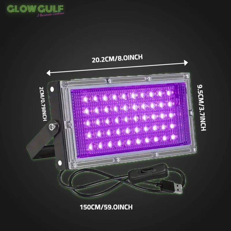 LED UV Black Light SQ USB