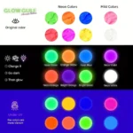 Neon Acrylic Paint x 8 Colors