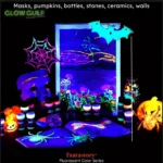 Neon Acrylic Paint x 8 Colors